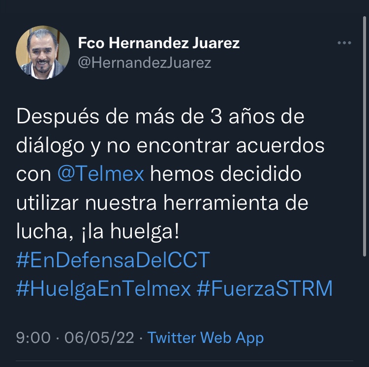 Sindicato de Telmex advierte con estallar huelga el 11 de mayo